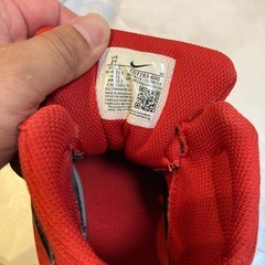 NIKE ナイキ　サイズ21センチ　ハイカットスニーカー レッド　赤色　キッズの画像