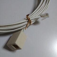 電話線延長ケーブルの画像