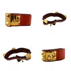 エルメス HERMES バングル コリエドシアン GM オレンジの画像