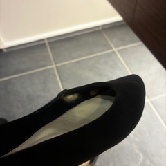 earth 黒　パンプス39（24cm〜24.5cm相当）の画像