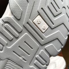 新品 25cm レディース スニーカー ホワイト 厚底 男女兼用 シューズ  識別番号:【N483-S】の画像