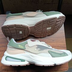 新品 26.5cm メンズ スニーカー ホワイト 厚底 シューズ 普段着 識別番号:【N484-S】の画像