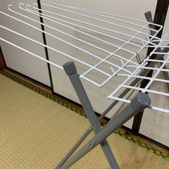 洗濯物干し　タオル干し スタンド 折りたたみ タオルハンガー 大容量  軽量 省スペース コンパクト収納 タオル掛け  室内 部屋干しの画像