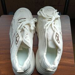 新品 26cm メンズ スニーカー ホワイト 厚底 シューズ 普段着 識別番号:【N485-S】の画像