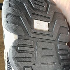 新品 26cm メンズ スニーカー ブラック ホワイト 厚底 シューズ 識別番号:【N481-S】の画像