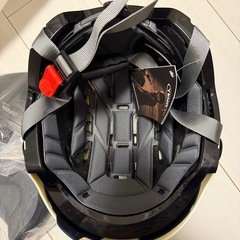 自転車／原付ヘルメット　新品未使用　半キャップタイプ の画像