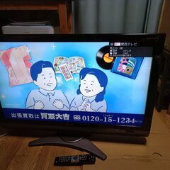 シャープ アクオス 液晶テレビ LC-40DX2 40V型 内蔵ブルーレイ フルハイビジョン 2009年式 TV リモコン 中古品 動作確認品の画像