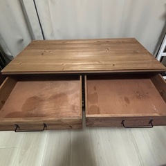 ローテーブル（テレビボードとしても使用可）の画像