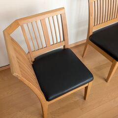 ダイニングテーブル、椅子セット　Ｌ字型チェアーの画像