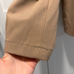 ユニクロ　タックワイドパンツ ベージュ XSXSの画像