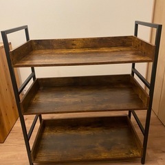 シェルフ、オーダーメイド 木製棚セットの画像