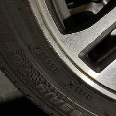 NBOX 純正アルミ+バリ溝タイヤ4本セット
の画像