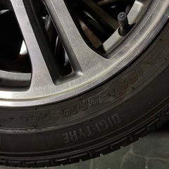 NBOX 純正アルミ+バリ溝タイヤ4本セット
の画像