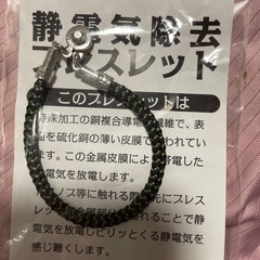 未使用/静電気除去ブレスレットの画像