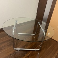 【11/9（日）まで！】ガラステーブル 楽天ローテーブル購入時のダンボールあり。の画像