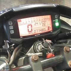 SUZUKI ジクサー150 黒/赤 エンジン始動動画 自賠責保険で乗れます 半額配送キャンペーン 現状渡し諸経費￥0- 横浜 P-Yard の画像