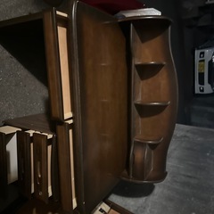 配達無料天然木⭐️高級⭐️学習机⭐️お引き取り専用⭐️松山の画像