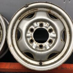 TOPY製 日産 NISSAN キャラバン 純正スチールホイール 15インチ 4本 5.5K6HPCD139.7+45　(SHE030)の画像