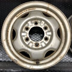 TOPY製 日産 NISSAN キャラバン 純正スチールホイール 15インチ 4本 5.5K6HPCD139.7+45　(SHE030)の画像