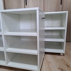 美品！！収納ラック、キャスター付2個 の画像