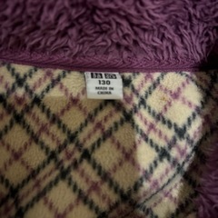 ユニクロフリース　130の画像