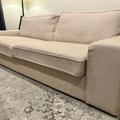 KIVIK シーヴィク 3人掛けソファ トレースンドライトベージュの画像