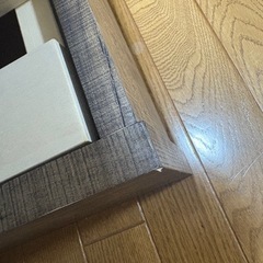 ダブルベッド ダブルベッドフレーム ライト・充電コンセント付  の画像