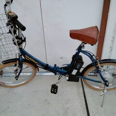 折りたたみ自転車　電動は壊れています　20インチ　近隣有料配達可能　折り畳み自転車の画像