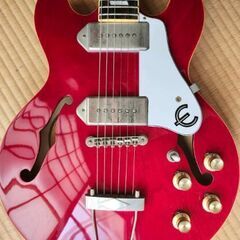 値下げしました。【ギター】Epiphone Casino Coupe CH（チェリー）の画像