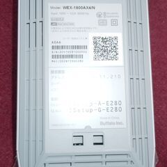 ☆BUFFALO バッファロー WEX-1800AX4/N Wi-Fi中継機 11ax 1201+573Mbps AirStation◆Wi-Fi環境の不満を解消する「中継機」の画像