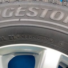 スタッドレスタイヤホイール　145/80R13 軽自動車用の画像
