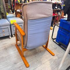 リクライニングチェア 肘掛け付き 一人掛けソファー 高座椅子 座面高さ調節可 ヤマソロ 定価格21290円★買取帝国 志木店の画像