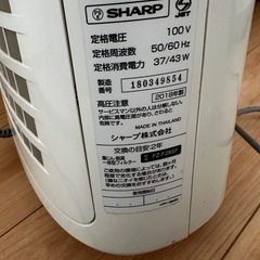 SHARP 空気清浄機 2018年製の画像