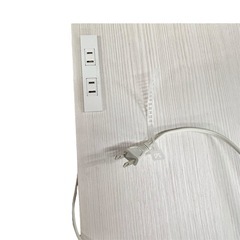 【コンセント付・収納棚あり】幅180cm ワイドデスク / 作業台 / カウンターテーブルの画像