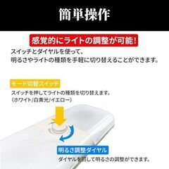 未使用 汎用 車用室内灯 ルームライト 12V/24V LED ホワイトカバー 120連 色/輝度調節可能の画像
