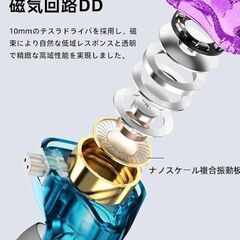 Yinyoo イヤモニ有線 TKZK TK01 10mmダイナミック インイヤー モニター カナル型 耳掛け　中古　送料が高いので取りにこれる方限定の画像