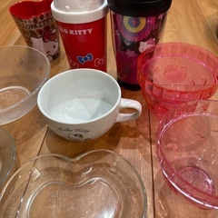 キティちゃん　ハローキティ  食器　水筒　コップ　まとめて　の画像