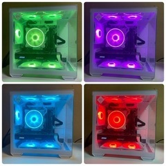 白　超高性能ゲーミングPC ✨　RYZEN5 4500 × GTX1070の画像