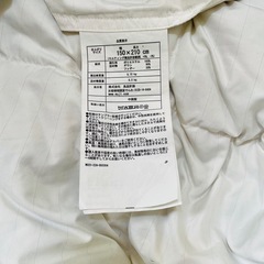 決まりました【無印良品】🪶羽毛薄掛けふとん【シングルサイズ】の画像
