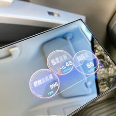 ミラー型GPSレーダー探知機（ODBⅡ車両情報表示機能付き）の画像