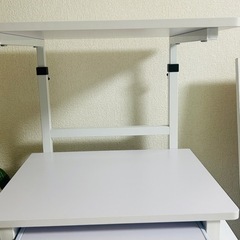 電子レンジ台（高さ調節可能）の画像