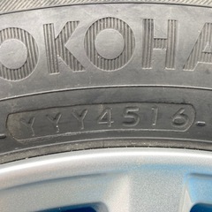 スタッドレスタイヤホイール　155/65R14の画像