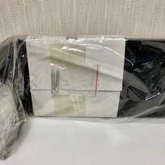 ニトリ ウォールシェルフ 棚 黒 ２つセット 新品未開封の画像