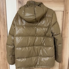 ⭐️早い者勝ち⭐️レア❗️ジムフレックス　ベージュ フード付きダウンジャケットの画像