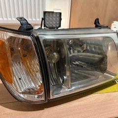 ランドクルーザー100 ランクル100 純正ヘッドライト　USコーナーマーカーの画像