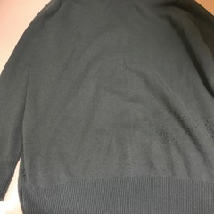 レディース3Lダークグリーンカーディガンの画像