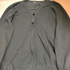 レディース3Lダークグリーンカーディガンの画像