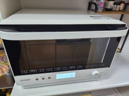 【お値下げしました】SHARP（シャープ） 過熱水蒸気オーブンレンジ RE-SS26B-W（ホワイト / 26L / 2段調理）