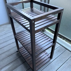 IKEA 木製ワゴンの画像