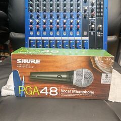 美品！YAMAHA MG124FX ミキサーと SHURE PGA48おまけの画像